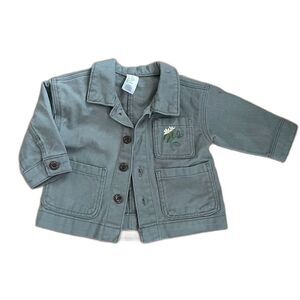 H&M 100% Cotton Toddler Embroidered Jacket